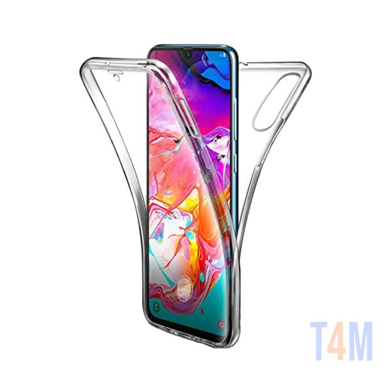 Funda de Silicona 360º para Samsung Galaxy A50 Transparente